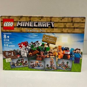LEGO Minecraft Crafting Box 21116 -Factory Sealed (RETIRED)